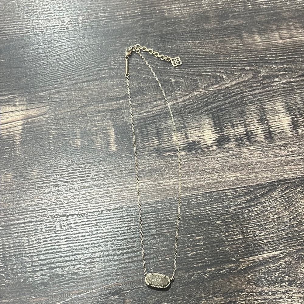 Kendra Scott Silver Minimalist Necklace